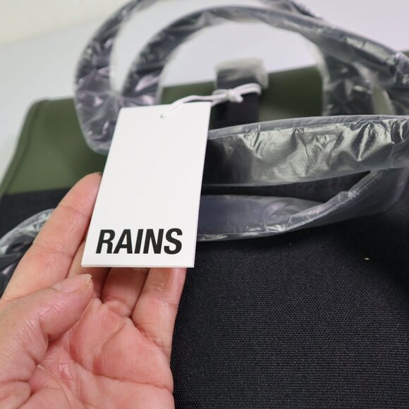 RAINS Backpack for Women and Men - Laptop - Water Resistant Evergreen main image 15